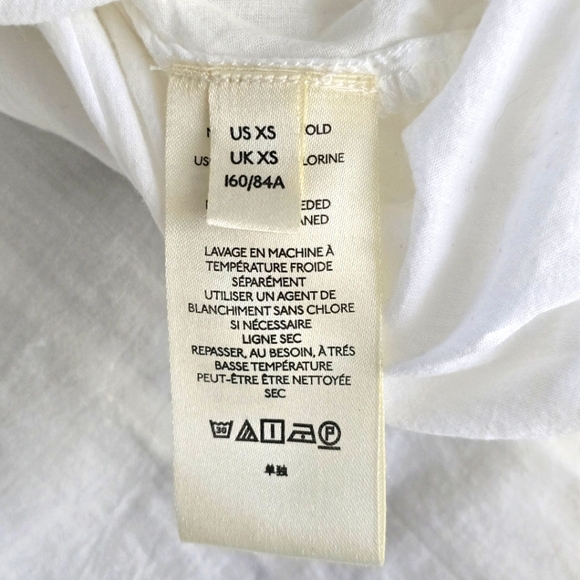 Free People Samantha Shirtdress in Ivory Combo Size XS - Picture 6 of 15